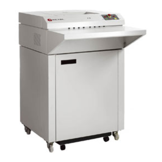Rexel S16 Service And Parts Manual