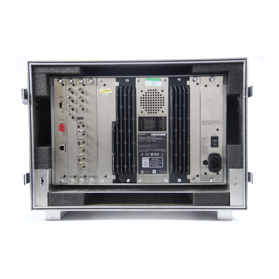 Sony Trinitron BVM-A14F5U Video Monitor Manuals