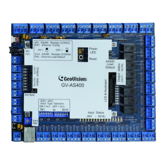 GeoVision GV-AS100 Hardware Installation Manual