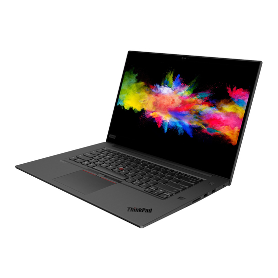 Lenovo ThinkPad P1 Gen 2 User Manual