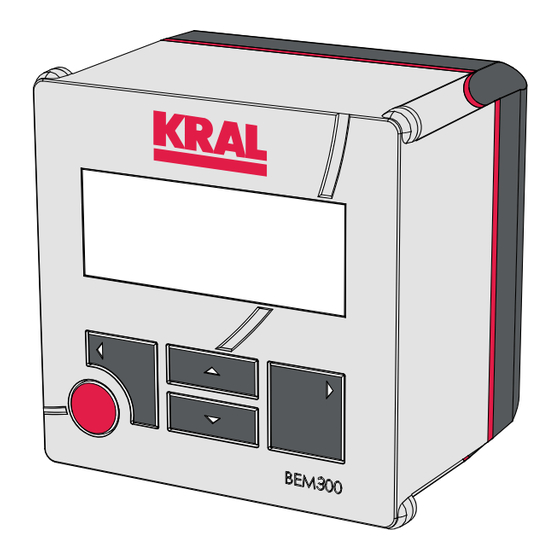 KRAL BEM 300 Series Operating Instructions Manual