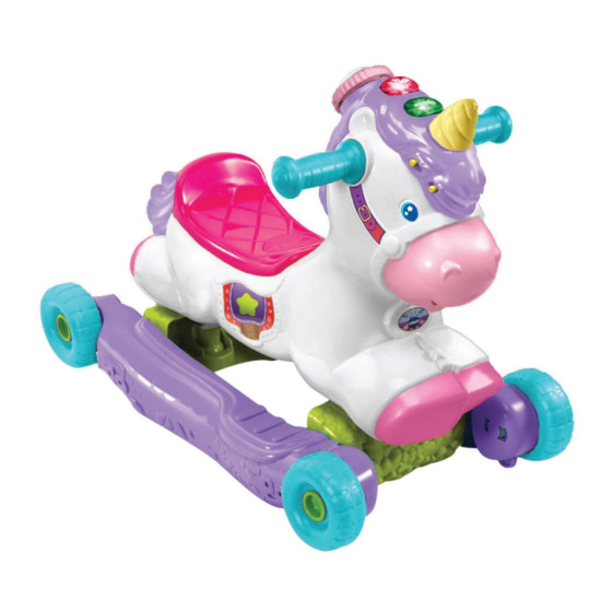 VTech Prance & Rock Learning Unicorn 1923 Manuals