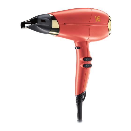 VS Sassoon Enrich Salon Dryer VSD5126CA Instruction Booklet