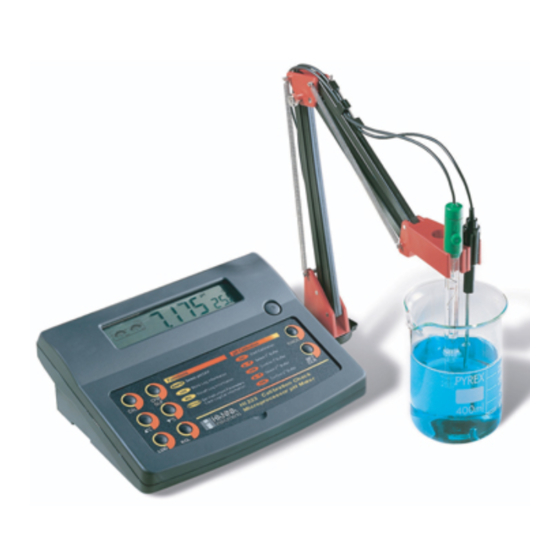 Hanna Instruments PEWA HI 221 Instruction Manual