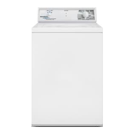 Alliance Laundry Systems Speed Queen TV2000WN User Manual