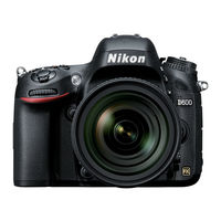 Nikon D600 User Manual