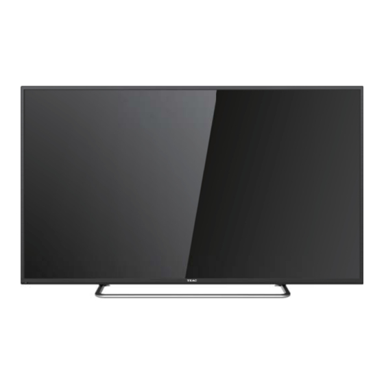 Teac LEH55K7UDT Smart LED TV Manuals