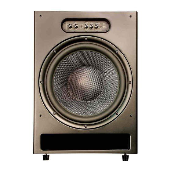 Niles StageFront Home Theater Solutions Pro15SW Installation Manual