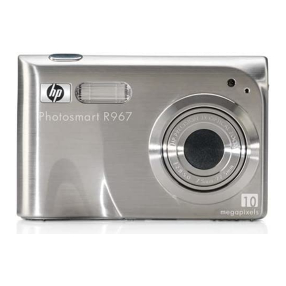 HP Photosmart R967 User Manual