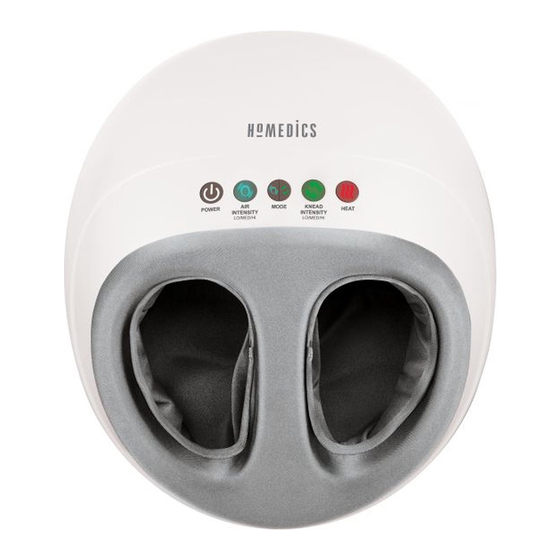 HoMedics Shiatsu Air Pro Instruction Manual And  Warranty Information