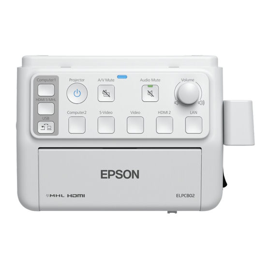 Epson ELPCB02 Operation Manual