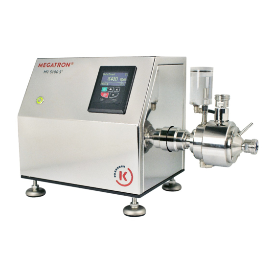 Kinematica Megatron MT 5100 S2 General Operating Instructions