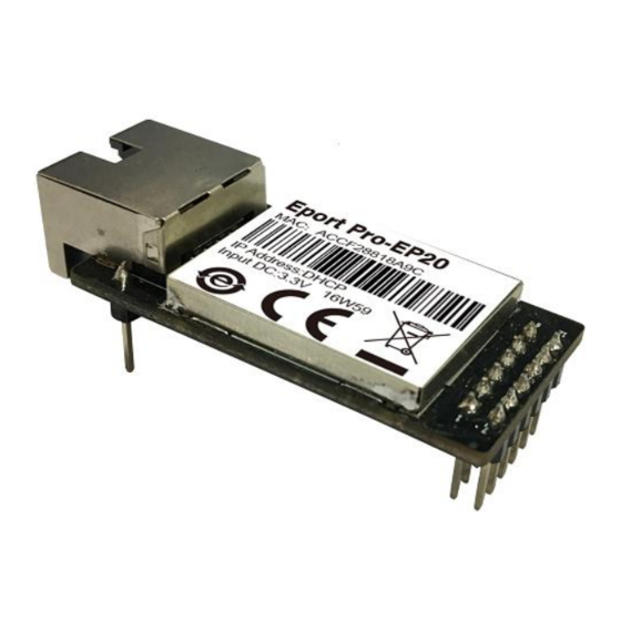 IOT Eport Pro-EP20 Manuals