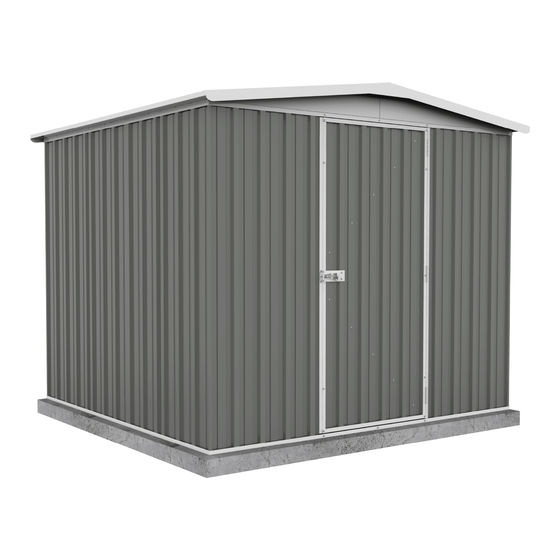 ABSCO SHEDS 23221RK Assembly Instructions Manual