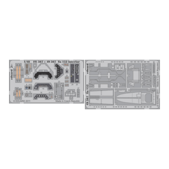 Eduard Ta 152 S.A. Manual
