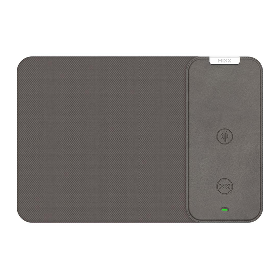 Mixx ChargeMat Manuals
