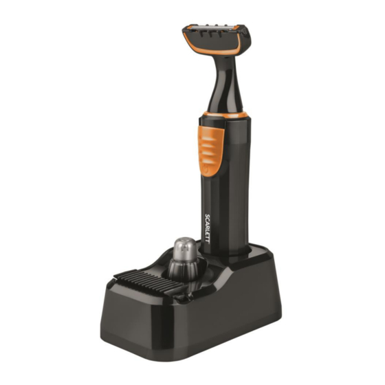 User Manuals: Scarlett SC-TR310M51 Beard Trimmer