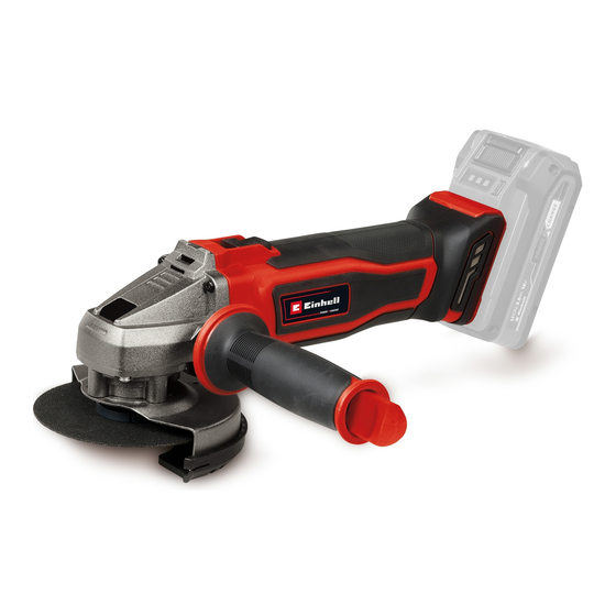EINHELL TE-AG 18/115-2 Li Operating Instructions Manual