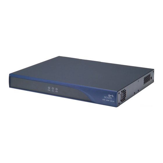 HP MSR20-20 Specifications