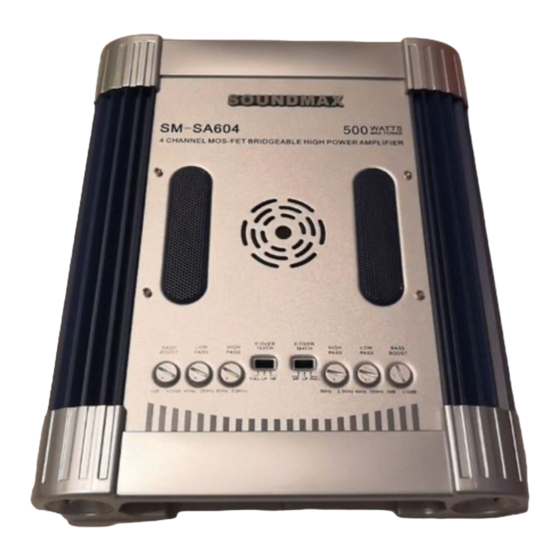 SoundMax SM-SA604 Manuals