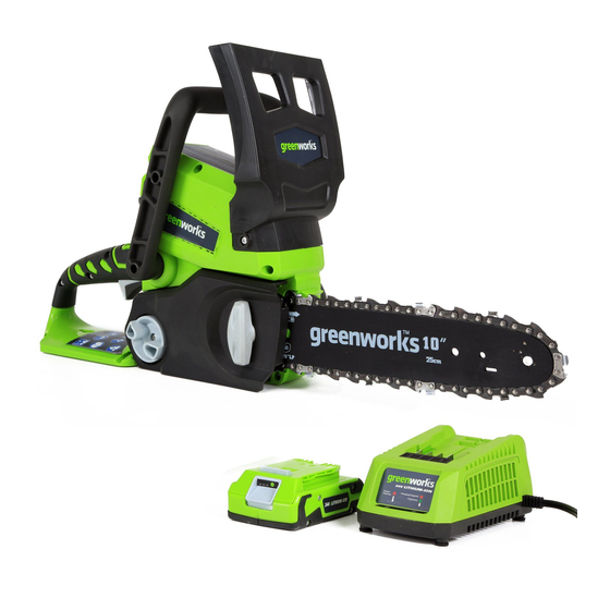 GreenWorks 20182 Manuals
