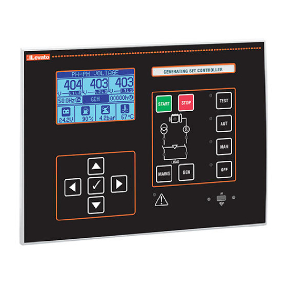 LOVATO ELECTRIC RGK750 Instruction Manual
