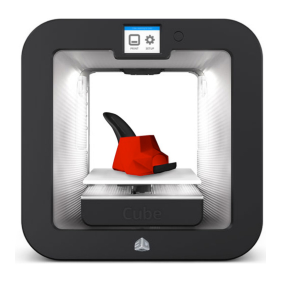 3D Systems Cube User Manual