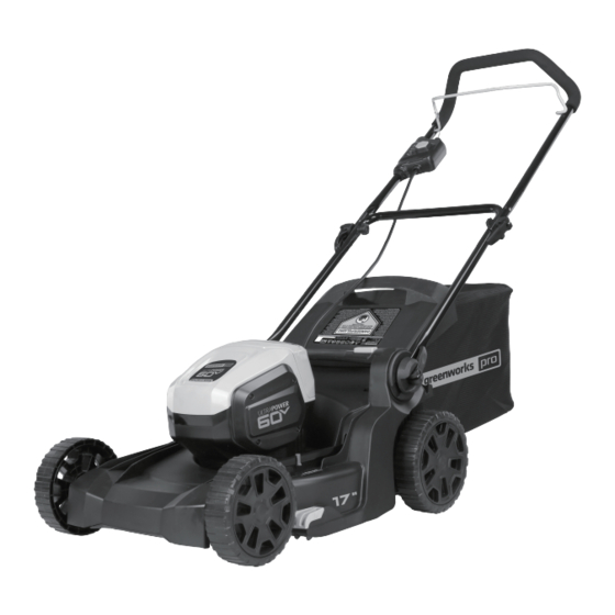 GreenWorks Pro ULTRAPOWER LMC05 Operator's Manual