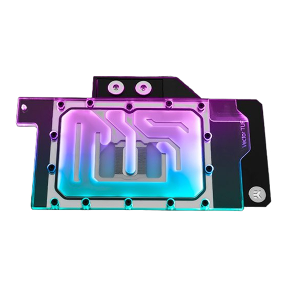 EK-Quantum Vector TUF RTX 3070 User Manual