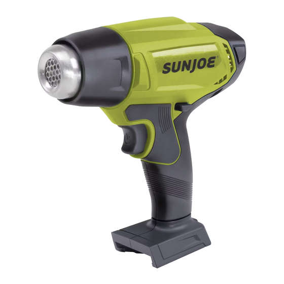 SNOWJOE Sunjoe 24V-HG100-CT Operator's Manual