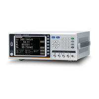 GW Instek LCR-8201 User Manual