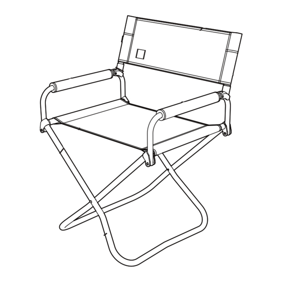 Snow Peak Mesh FD Chair Black LV-077M-BK Product Manual