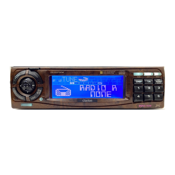 Clarion DRX9375R Service Manual