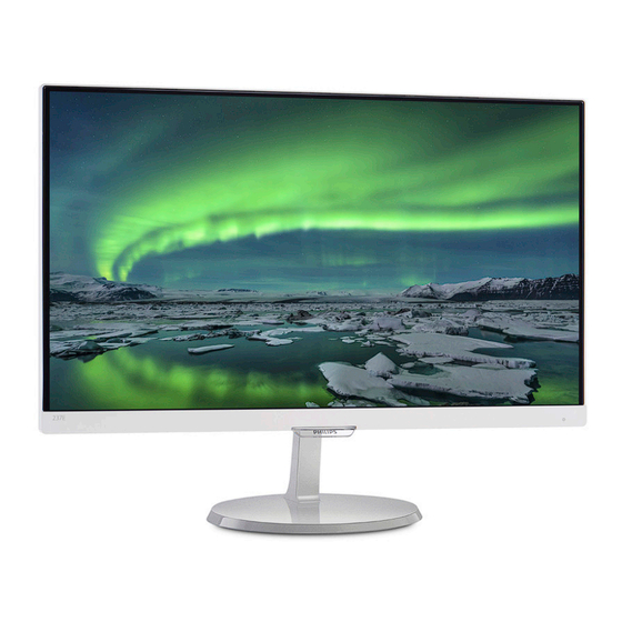 User Manuals: Philips 237E7 LCD Monitor