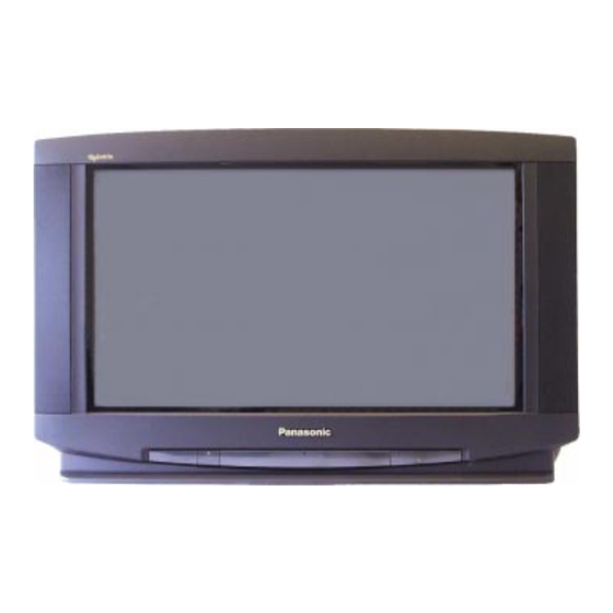Panasonic TX-W28R4 Service Manual