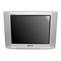 Sony Trinitron KV-38DRC2C Service Manual