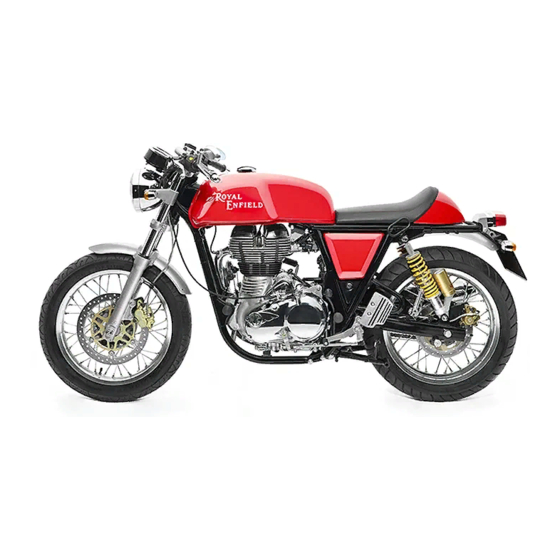Royal Enfield Continental GT Owner's Manual