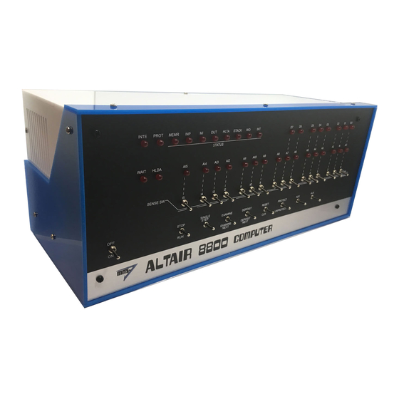 Altair 8800 Clone Operator's Manual