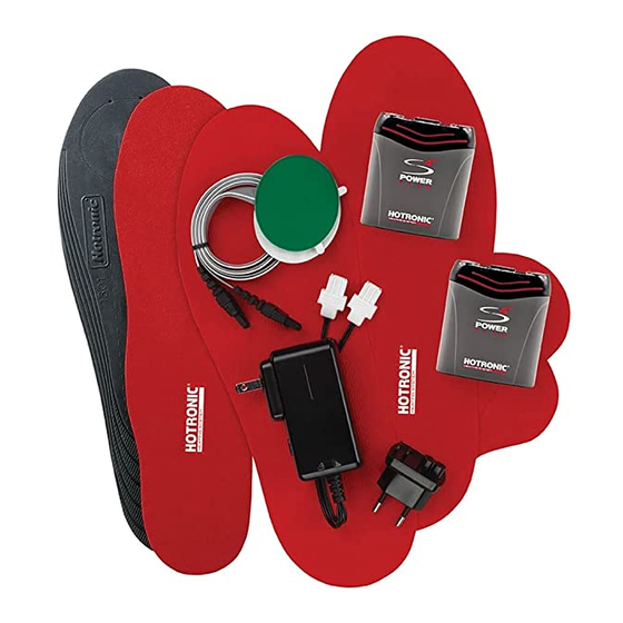 Hotronic FootWarmer S4 Power PLUS Operating Instructions Manual