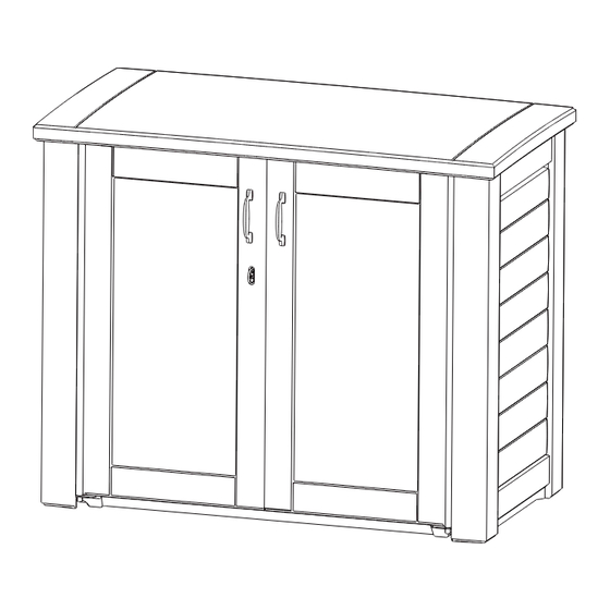 Rubbermaid 1T00 Assembly Instructions Manual