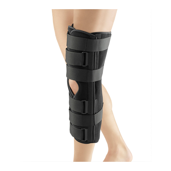 Ofa Bamberg Dynamics Knee immobilisation
splint Important Notes