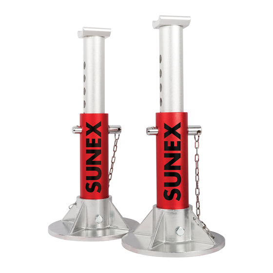 Sunex Tools 1003AJ Manual