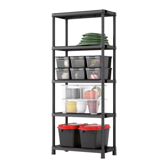 Keter plus shelf 80/5 Assembly Instructions