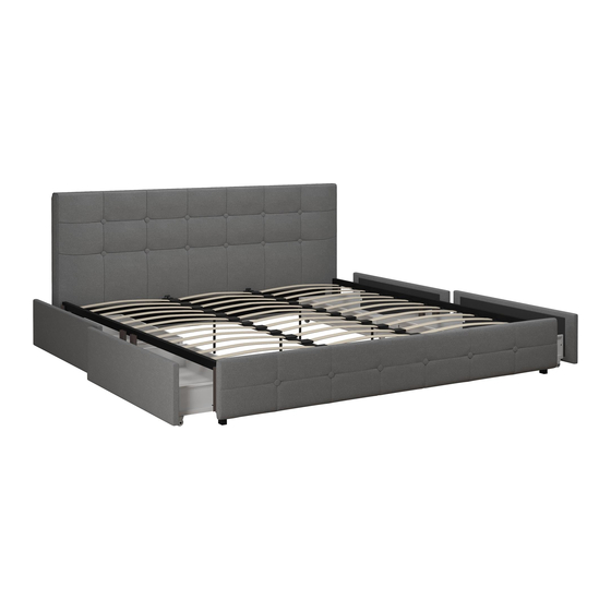 User Manuals: Dorel Home Products 4155449 Platform Bed