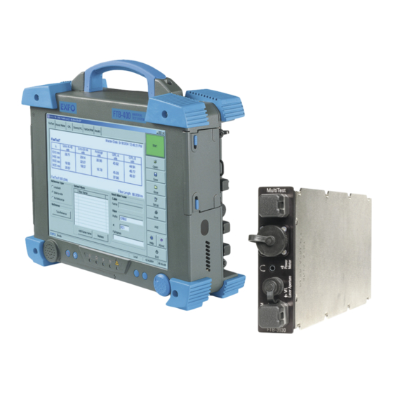 EXFO FTB-3930 User Manual