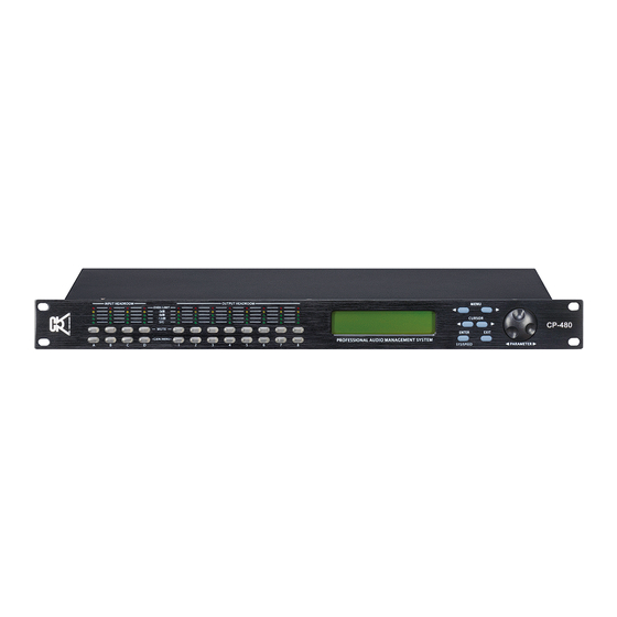 CVR PROFESSIONAL AUDIO CP-480 User Manual