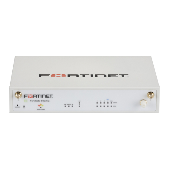 Fortinet FWF-51G-SFP Quick Start Manual