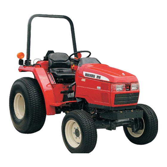 Mahindra '16' Series Operator's Manual