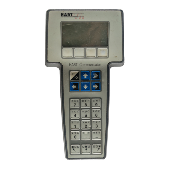 Fisher-Rosemount HART Communicator Manuals