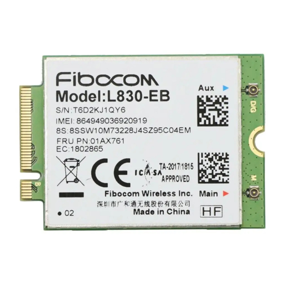Fibocom L830-EB User Manual